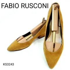 ファビオルスコーニ　ポインテッドトゥ　スエード　レザー　EU35.5