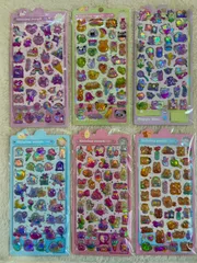 再入荷　ぷくぷくシール　3Dシール　キラキラ　おまとめ　ボンボン　輝く　大人気