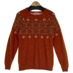 Pherrow's フェローズ 19AW スノーパターン ジャガード ニット セーター オレンジ 19W-PSFS1 Size 40のサムネイル