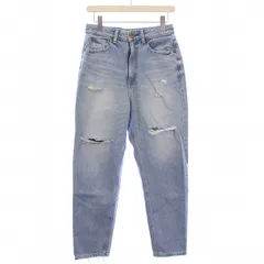 レッドカード RED CARD ルーズテーパードダメージデニムパンツ ジーンズ ジップフライ 25 水色 ライトブルー 722575 /BB