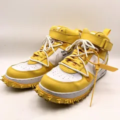 【中古】Off-White × Nike Air Force 1 Mid SP LTHR 