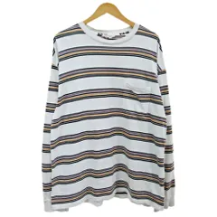 アンユーズド UNUSED L/S Border T-Shirt ロングスリーブ ボーダー Tシャツ ロンT 長袖 2 白 黒 オレンジ 紫 1111のサムネイル