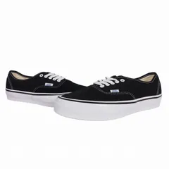 バンズ VANS PREMIUM AUTHENTIC 44 オーセンティック スニーカー 靴 US10.5 28.5㎝ ブラック ホワイト 黒 白 VN000D5KMCG