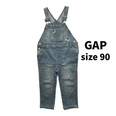 babyGap  ベビーギャップ 蝶々刺繍 デニム オーバーオール 90cmサロペット