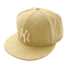 ニューエラ NEW ERA 59FIFTY ペーパー スター ニューヨーク ヤンキース Paper Straw NewYork Yankees キャップ 帽子 ベージュ /SS ■OS
