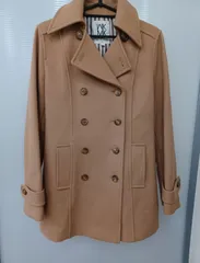 MK MICHEL KLEIN ミッシェルクラウン コート Mサイズ ベージュ 毛90%