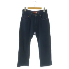 ジュンヤワタナベマン JUNYA WATANABE MAN コムデギャルソン × LEVI'S AD2010 WG-P210 スウェットパンツ デニムライク クロップド XS ネイビー /ES