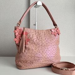 COACH コーチ 大容量 花柄パンチング トートバッグ カットワーク 