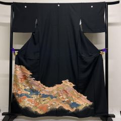 豆千代モダン 名古屋帯 黒✖️白 水玉ドット柄 - メルカリ