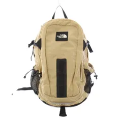 ザノースフェイス THE NORTH FACE HOT SHOT ホットショット リュックサック バックパック ナイロン ロゴ 刺繍 バイカラー ベージュ 黒 ブラック NF0A3KYJ /BB
