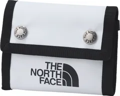 ザ・ノース・フェイス THE NORTH FACE アウトドア BCドットワレット メンズ レディース 財布 ウォレット 三つ折り 高強度 普段使い お出かけ ショッピング レジャー フェス 濡れ 汚れに強い スナップボタン  NM8 WK ホワイト×ブラック