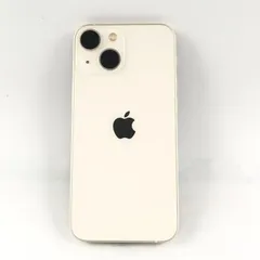 【中古】【SIMフリー】○iPhone 13 mini 128GB(スターライト)[10]