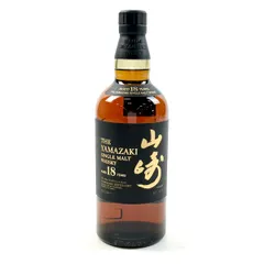 【東京都内限定お届け】 サントリー SUNTORY 山崎 18年 シングルモルト 700ml 国産ウイスキー 【古酒】のサムネイル