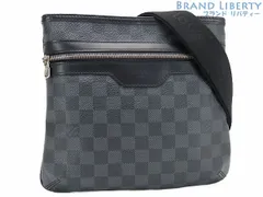 【ほぼ新品】ルイヴィトン　LOUIS VUITTON　ダミエグラフィット　トマス　斜め掛け ショルダーバッグ　メッセンジャーバッグ　ブラック　N58028のサムネイル