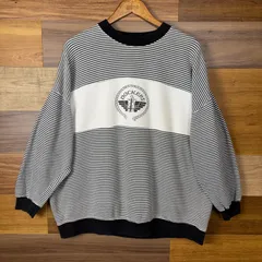90s DOCKERS ドッカーズ ロゴ ボーダー スウェット サイズ メンズ L 90年代 VINTAGE ビンテージ ヴィンテージ ストリート アメカジ 古着 r26010964