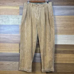 90s Polo by Ralph Lauren ポロ ラルフローレン ツータック 太畝 コーデュロイ スラックス パンツ サイズ メンズ L位 90年代 VINTAGE ビンテージ ヴィンテージ アメカジ 古着 r25122362