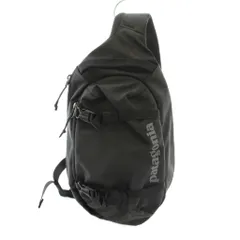 パタゴニア Patagonia Atom Sling 8L アトム スリング ショルダーバッグ ボディバッグ ロゴ プリント 黒 ブラック 48262 /KU