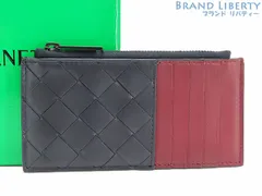 レア新古品 ボッテガ ヴェネタ イントレチャート　ファスナー付きカードケース