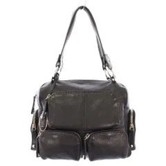 トッズ TOD'S ハンドバッグ レザー ワンカラー 黒 ブラック /BB