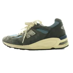 ニューバランス NEW BALANCE 990v2 スニーカー US10 28cm グレー ブルー /SS ■OS