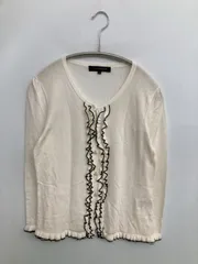 M-PREMIER カーディガン/ボレロ 38 ホワイト