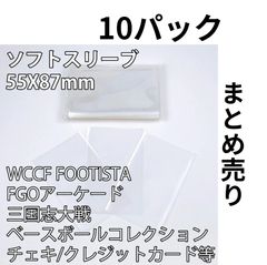 10P (55x87)カードスリーブ(ソフト)100枚/英傑大戦 FGOAC FGO
