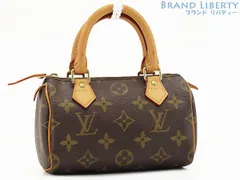 【美品】ルイヴィトン　LOUIS VUITTON　モノグラム　ミニ スピーディ　ミニバッグ　ハンドバッグ　ミニボストンバッグ　ポーチ　ダークブラウン　M41534