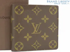 【未使用】ルイヴィトン　LOUIS VUITTON　モノグラム　ポルトビエ カルトクレディ モネ　二つ折り財布　コンパクト財布　マルコ　ダークブラウン　M61665