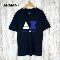 新品未使用 美品 A|X ARMANI EXCHANGE アルマーニエクスチェンジ グラフィック ロゴ プリント Tシャツ ブラック メンズ 半袖 トップス