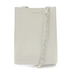 ジルサンダー JIL SANDER TANGLE SMALL タングルスモールバッグ ショルダーバッグ レザー ワンカラー ロゴ プリント 白 ホワイト JSPQ850173 /BB