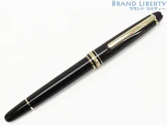 【新品同様】モンブラン　MONT BLANC　マイスターシュテュック　クラシック　ローラーボールペン　163　ブラック ゴールド　132457 12890