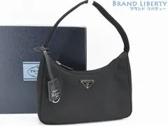 【新古品】プラダ　PRADA　Re-Edition 2000　ナイロン ミニバッグ　セミショルダーバッグ　ワンショルダーバッグ　ホーボーバッグ　ハンドバッグ　アクセサリーポーチ　NERO ブラック　1NE515
