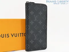 【未使用】ルイヴィトン　LOUIS VUITTON　モノグラム エクリプス　ジッピーウォレット ヴェルティカル　ラウンドファスナー長財布　ブラック　M62295