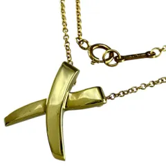 【TIFFANY&Co./ティファニー】ネックレス キス パロマピカソ K18ゴールド 18金  3.5g 41.5cm レディース 【中古】【真子質店】【GD】