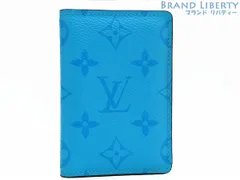 【激レア未使用】ルイヴィトン　LOUIS VUITTON　タイガラマ モノグラム　オーガナイザー ドゥ ポッシュ カードケース　パスケース　名刺入れ　ラグーンブルー ライトブルー M30436