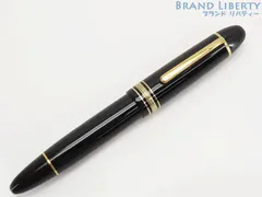 【美品】モンブラン　MONT BLANC　マイスターシュテュック　149　万年筆　なで肩　ヴィンテージ　ブラック ゴールド金具　ペン先14C AU585　132112 115383 10574