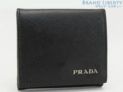 【美品】プラダ　PRADA　サフィアーノレザー　コインケース　コインパース　小銭入れ　財布　NERO ブラック　2MM935