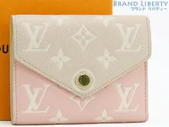 【激レア新古品】ルイヴィトン　LOUIS VUITTON　モノグラム アンプラント　ポルトフォイユ ヴィクトリーヌ　三つ折り財布　コインケース　コンパクト財布　ローズベージュ ピンク ベージュ イエロー　M81289