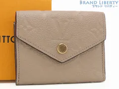 【未使用】ルイヴィトン　LOUIS VUITTON　モノグラム アンプラント　ポルトフォイユ ゾエ　三つ折り財布　コインケース　コンパクト財布　トゥルトレール ベージュ　M69800
