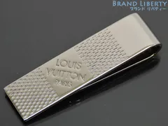 【新品同様】ルイヴィトン　LOUIS VUITTON　ビル クリップ ダミエ　マネークリップ　財布　シルバー　M67919