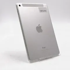 【最速発送】Apple iPad iPad mini 4 Wi-Fi + Cellular 128GB Silver docomo 白ロム【難有】
