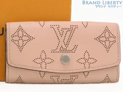 【美品】ルイヴィトン　LOUIS VUITTON　マヒナ　ミュルティクレ4　4連キーケース　キーリング　キーホルダー　マグノリア ピンク　M64056