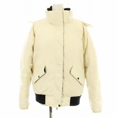 ザノースフェイス THE NORTH FACE McMURDO SERIES ダウンジャケット フード ジップアップ ロゴ刺繍 95 L アイボリー NFJ1DG88 /KU