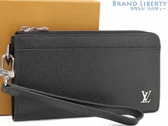 【未使用】ルイヴィトン　LOUIS VUITTON　タイガ　ジッピー ドラゴンヌ　L字ファスナー長財布　ストラップ付き　ノワール ブラック　レザー　M69409