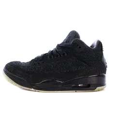 ナイキ NIKE Air Jordan 3 Retro Flyknit Black エアジョーダン3 レトロ フライニット ブラック スニーカー US7.5 25.5cm AQ1005-001 /KH