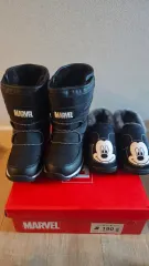 MARVEL アルファストーム キッズブーツ (防寒用ブーツ) + ファー ルームシューズ