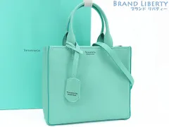 【レア未使用】ティファニー　TIFFANY&Co.　レザー　チャーム付き　2WAY スモール トートバッグ　ショルダーバッグ　ハンドバッグ　ティファニーブルー