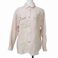 ロートレアモン LAUTREAMONT 20SS ラミーシャツ 3106-93002 長袖 リネン 38 M相当 ピンク X