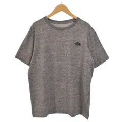 ザノースフェイス THE NORTH FACE S/S Square Logo Tee スクエアロゴ Tシャツ 半袖 プリント L グレー NT32038
