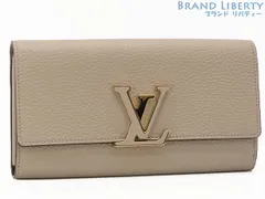 【未使用】ルイヴィトン　LOUIS VUITTON　パルナセア　ポルトフォイユ カプシーヌ　二つ折り長財布　ガレ ベージュ　トリヨンレザー　M61249